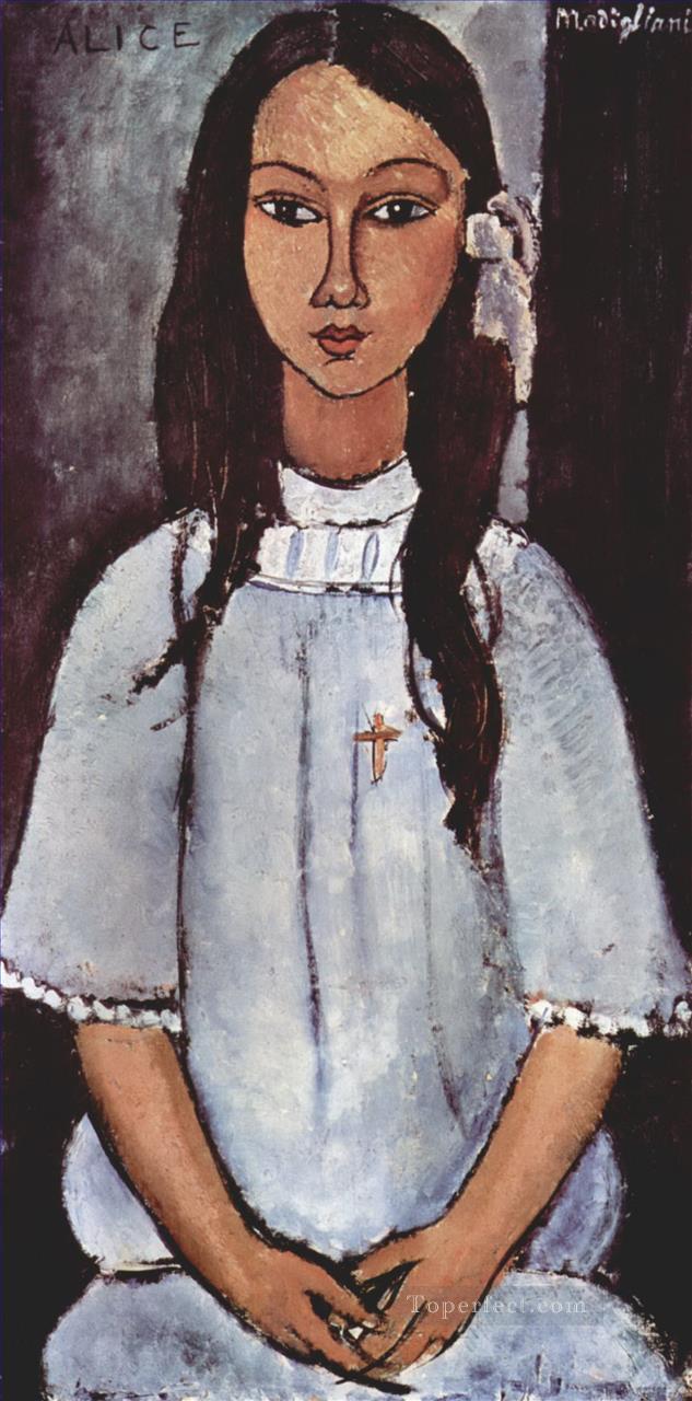 alice 1915 Amedeo Modigliani Oil Paintings